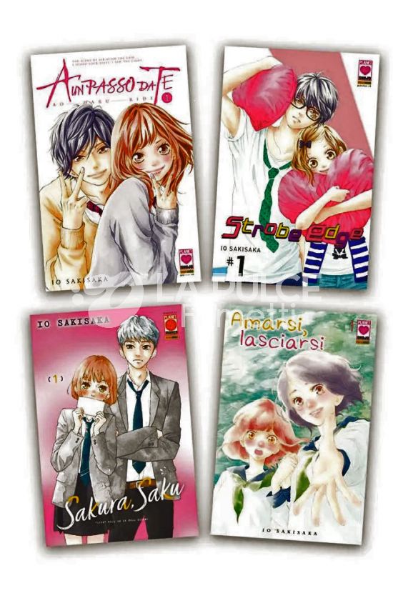 IO SAKISAKA VARIANT BUNDLE (SAKURA, SAKU 1 + A UN PASSO DA TE 1 + AMARSI, LASCIARSI 1 + STROBE EDGE 1)