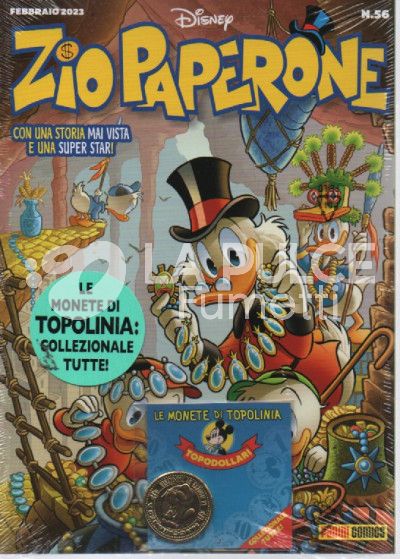 ZIO PAPERONE #    60 - ZIO PAPERONE 56 - NO   MONETA TOPODOLLARI 10A USCITA (DI 10): MACCHIA NERA