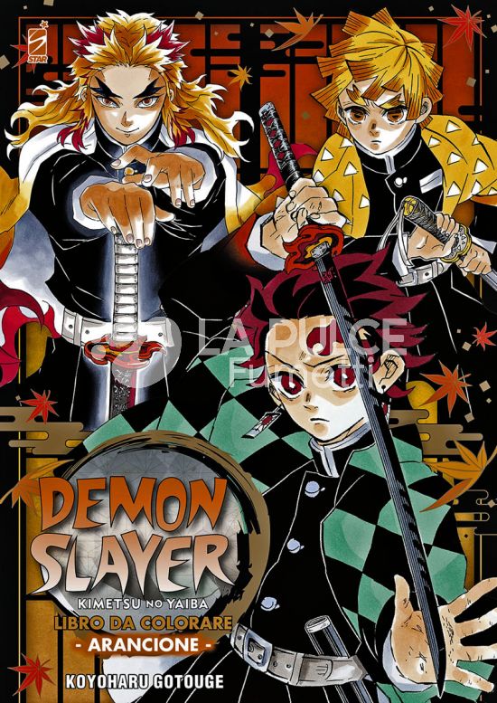 DEMON SLAYER: KIMETSU NO YAIBA - LIBRO DA COLORARE #     3 - ARANCIONE