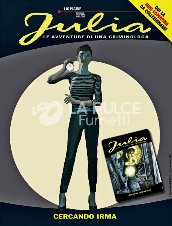 JULIA #   295: CERCANDO IRMA -  NO MINI COPERTINE COVER A (JULIA 1: GLI OCCHI DELL'ABISSO)