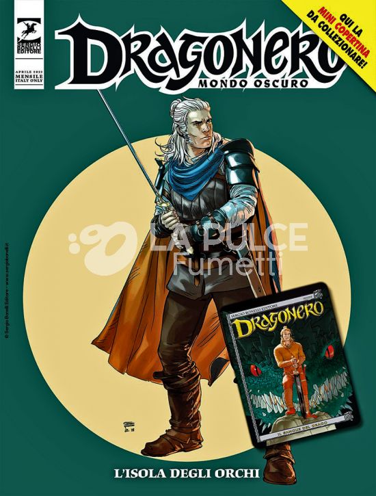 DRAGONERO #   119 - MONDO OSCURO 6: L'ISOLA DEGLI ORCHI - NO MINI COPERTINE COVER A (DRAGONERO 1: IL SANGUE DEL DRAGO)