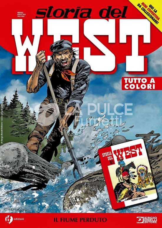 COLLANA WEST #    49 - STORIA DEL WEST 49: IL FIUME PERDUTO - MINI COPERTINE COVER A (STORIA DEL WEST 1: VERSO L'IGNOTO)