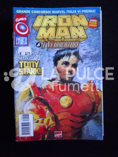 IRON MAN E I VENDICATORI #    17 - NO FLEER CARDS