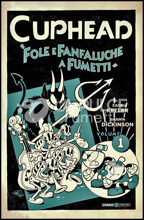 COSMO FANTASY - CUPHEAD 1/3 COMPLETA NUOVI