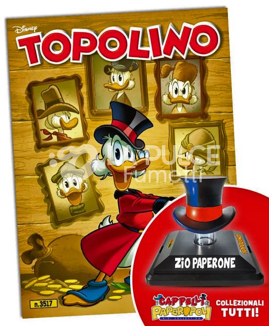 TOPOLINO LIBRETTO #  3517 + I CAPPELLI DI PAPEROPOLI 1 (DI 3): TUBA DI ZIO PAPERONE