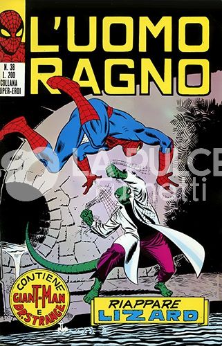 UOMO RAGNO #    38: RIAPPARE LIZARD