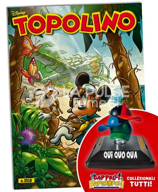 TOPOLINO LIBRETTO #  3518 + I CAPPELLI DI PAPEROPOLI 2 (DI 3): I BERRETTI DI QUI QUO QUA