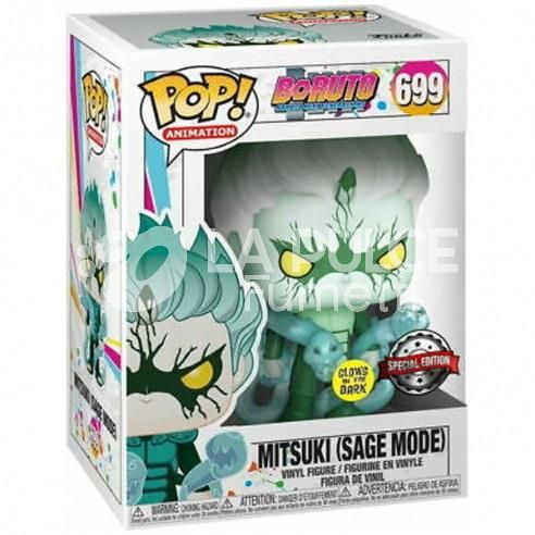 BORUTO : MITSUKI (SAGE MODE ) NARUTO NEXT GENERATION  - VINYL FIGURE #  699 - POP FUNKO ANIMATION GLOW IN THE DARK SPECIAL EDITION