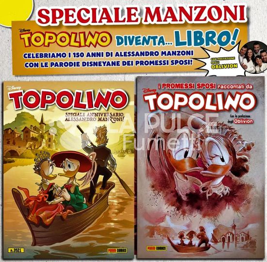 TOPOLINO LIBRETTO #  3521 + TOPOLIBRO MANZONI