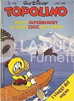 TOPOLINO LIBRETTO #  1506 con allegato supermemory