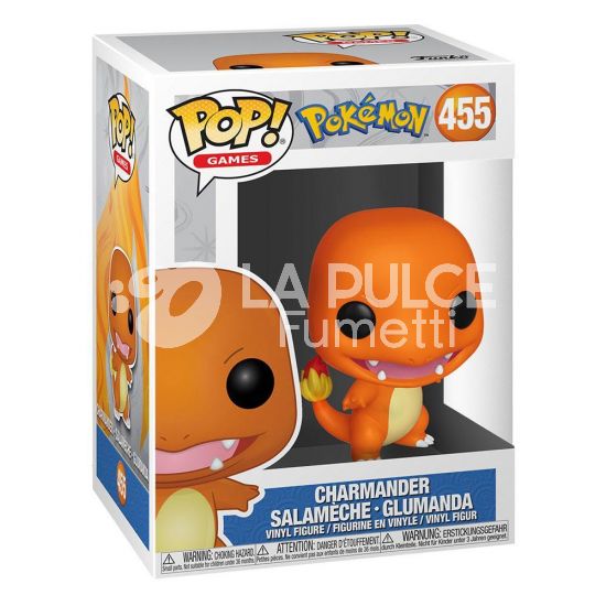 POKEMON : CHARMANDER - VINYL FIGURE #  455- POP FUNKO GAMES
