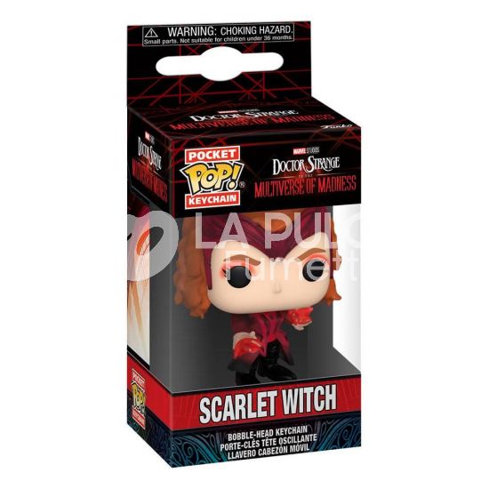 DOCTOR STRANGE MULTIVERSE OF MADNESS: SCARLET WITCH - POP FUNKO POCKET KEYCHAN 4 CM