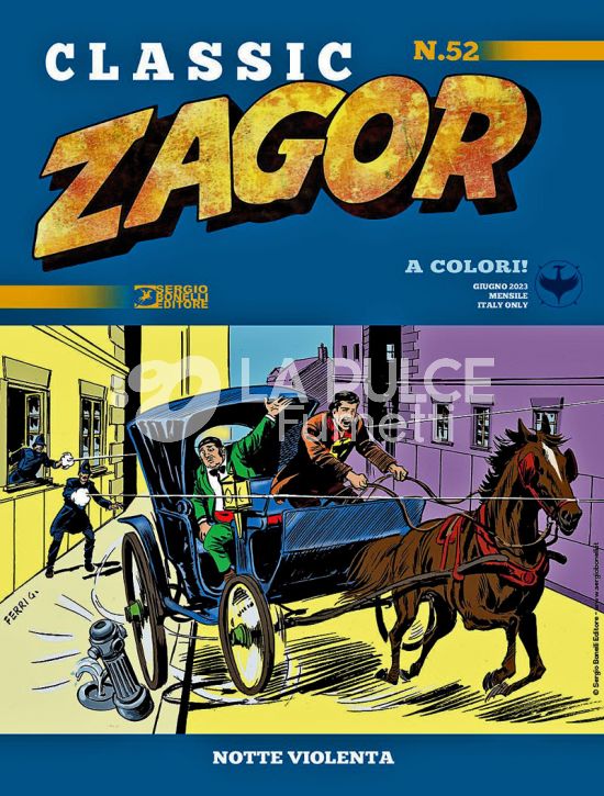 ZAGOR CLASSIC #    52: NOTTE VIOLENTA