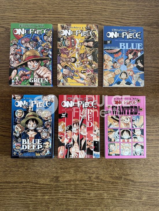 YOUNG - ONE PIECE SPECIALI COMPLETA  ( R+W+B+G+Y+BLUE DEEP 1A DA EDICOLA TIRATURA )