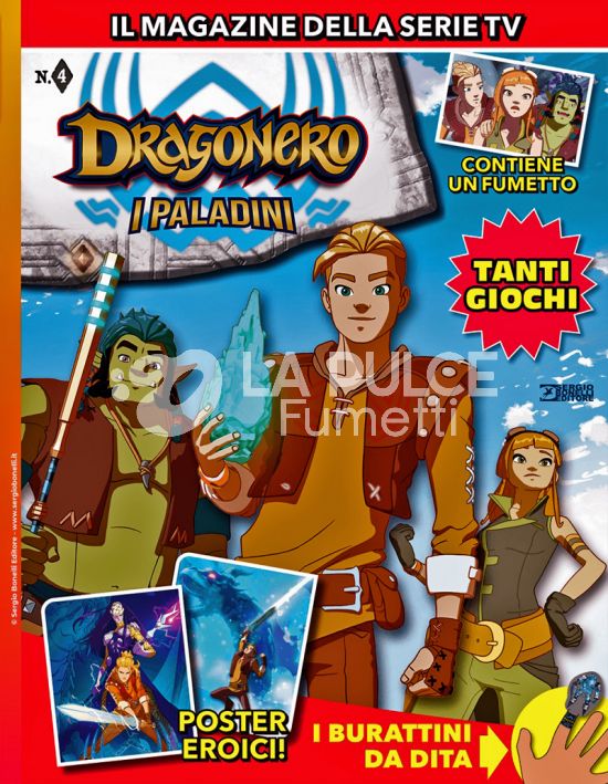 COLLANA EROI #     8 - DRAGONERO: I PALADINI - IL MAGAZINE DELLA SERIE TV 4