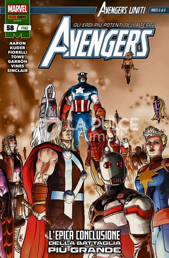 I VENDICATORI #   162 - AVENGERS 58 - AVENGERS UNITI PARTE 6 (DI 6)