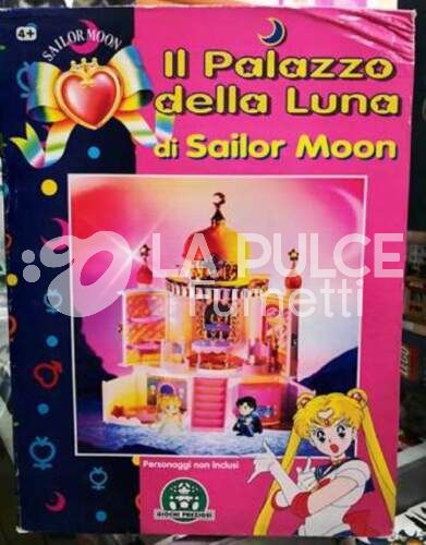 IL PALAZZO DELLA LUNA DI SAILOR MOON - USATO DA PRIVATO IN BUONE CONDIZIONI (MANCA 1 PIATTO, 1 GAMBA DEL TAVOLO E IL MANUALE DI ISTRUZIONI, SCATOLA SERIAMENTE DANNEGGIATA, PERSONAGGI NON INCLUSI)  (FOTO NON ESPLICATIVA)