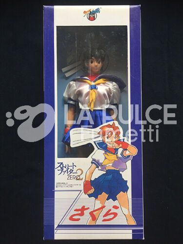 STREET FIGHTER ZERO2 FIGURE COLLECTION - SOR-005 SAKURA KASUGANO (PVC + SOFT VINYL) - DA PRIVATO