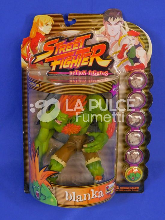 STREET FIGHTER ACTION FIGURES ROUND ONE! - BLANKA PLAYER 1 - DA PRIVATO