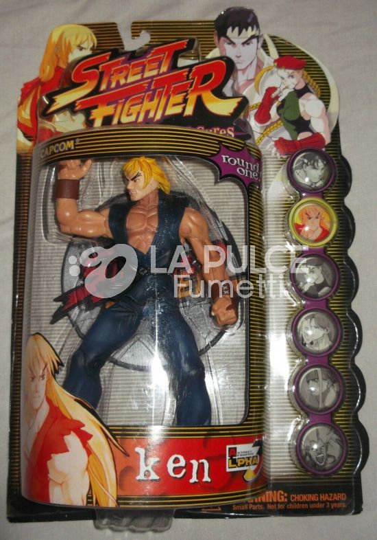 STREET FIGHTER ACTION FIGURES ROUND ONE! - KEN PLAYER 2 - DA PRIVATO