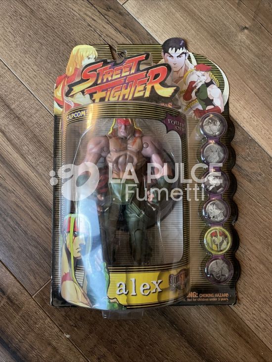 STREET FIGHTER ACTION FIGURES ROUND ONE! - ALEX PLAYER 1 - DA PRIVATO