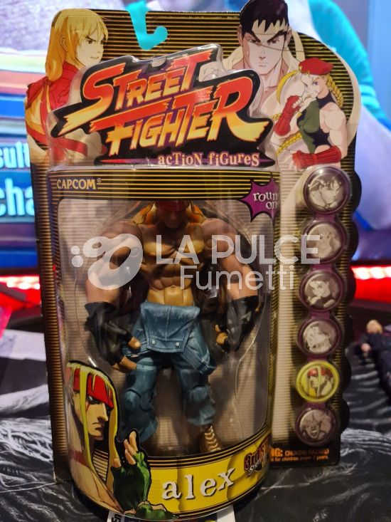 STREET FIGHTER ACTION FIGURES ROUND ONE! - ALEX PLAYER 2 - DA PRIVATO
