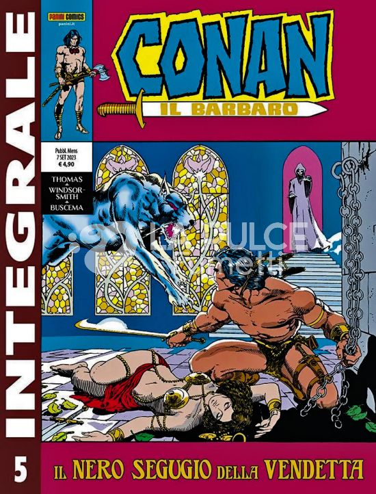 PANINI COMICS INTEGRALE - CONAN IL BARBARO #     5: IL NERO SEGUGIO DELLA VENDETTA