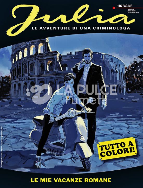 JULIA #   300: LE MIE VACANZE ROMANE - A COLORI