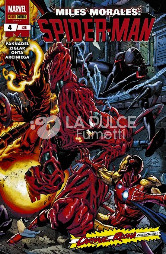 MILES MORALES: SPIDER-MAN #    28 - MILES MORALES: SPIDER-MAN 4 - CARNAGE REGNA 1