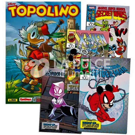 TOPOLINO LIBRETTO #  3536 + LITOGRAFIE MARVEL 9-10-11-12 (DI 12)