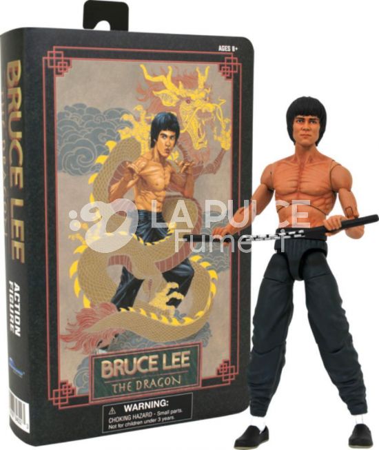 DIAMOND SELECT TOYS- BRUCE LEE THE DRAGONACTION FIGURE 19 CM