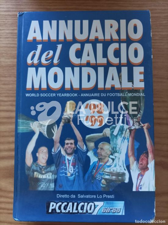 ANNUARIO DEL CALCIO MONDIALE 1998/1999 CARTONATO NUOVO