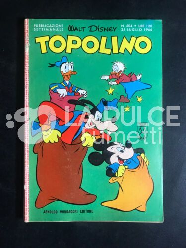 TOPOLINO LIBRETTO #   504 - NO BOLLINO