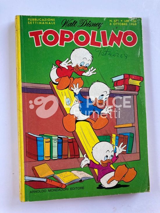 TOPOLINO LIBRETTO #   671- NO CEDOLA - NOL BOLLINO -NO  CATALOGO