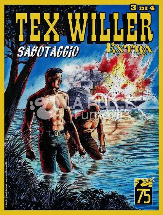 COLLANA ORIENT EXPRESS #    25 - TEX WILLER EXTRA 10: SABOTAGGIO - 3 DI 4