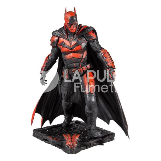 BATMAN DC MULTIVERSE BATMAN VERSION ONE RED BLACK GOLD LABEL  30CM PVC