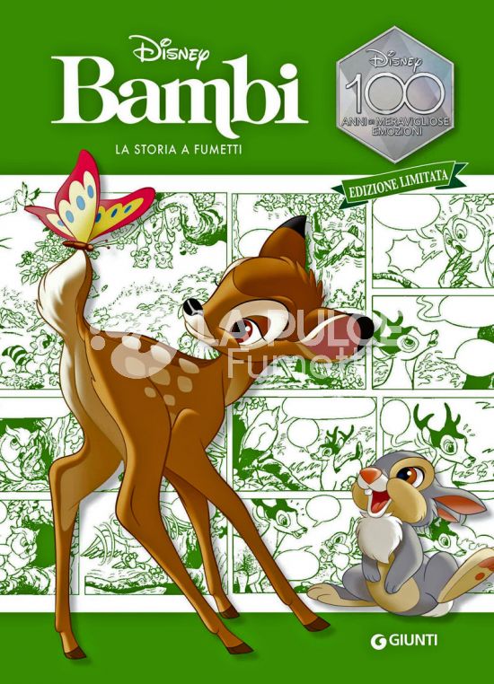 DISNEY 100 ANNI DI MERAVIGLIOSE EMOZIONI - BAMBI LA STORIA A FUMETTI - EDIZIONE LIMITATA