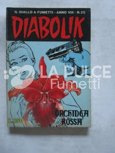 DIABOLIK ORIGINALE ANNO  8 #    25: ORCHIDEA ROSSA