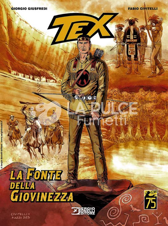 TEX STELLA D'ORO #    37 - TEX D'AUTORE ROMANZI A FUMETTI 17: LA FONTE DELLA GIOVINEZZA