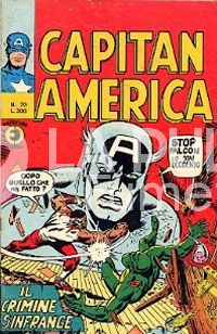 CAPITAN AMERICA #    70: IL CRIMINE SI INFRANGE