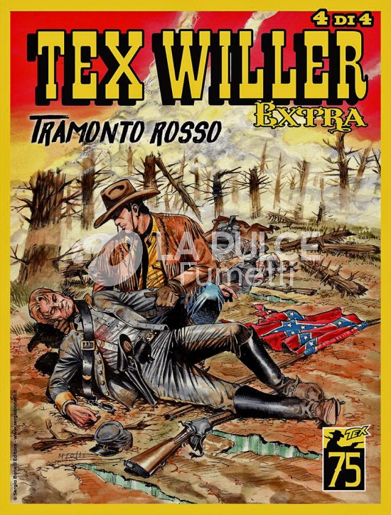 COLLANA ORIENT EXPRESS #    26 - TEX WILLER EXTRA 11: TRAMONTO ROSSO - 4 DI 4