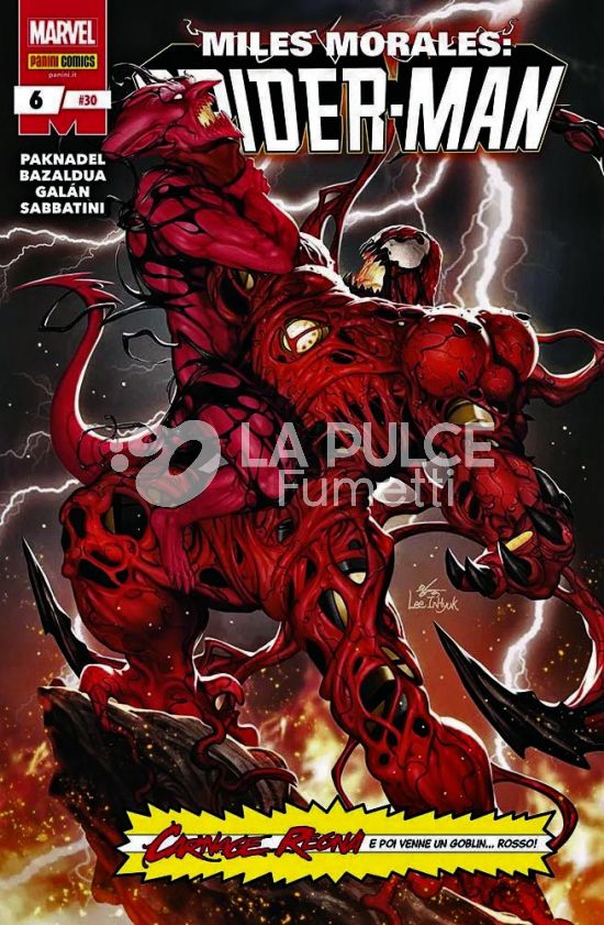 MILES MORALES: SPIDER-MAN #    30 - MILES MORALES: SPIDER-MAN 6 - CARNAGE REGNA 3 + PACCHETTO FIGURINE