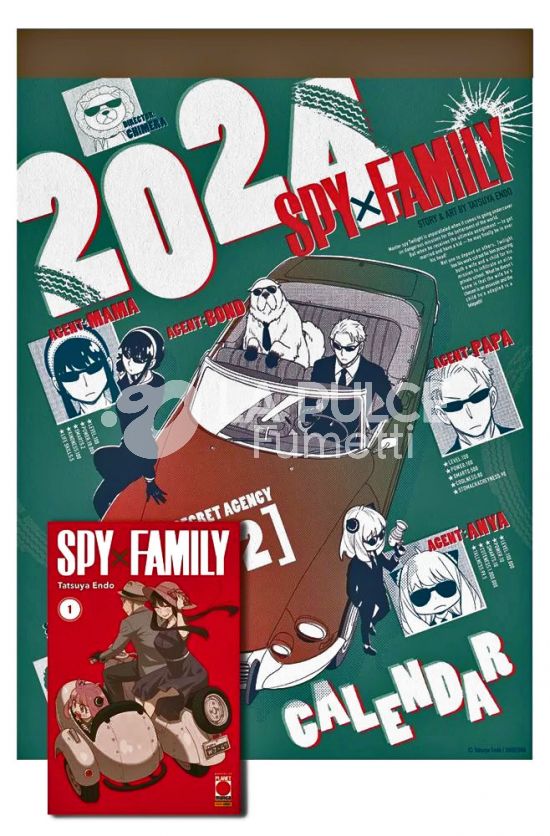 PLANET MANGA PRESENTA #   108 - SPY X FAMILY 1 + CALENDARIO 2024