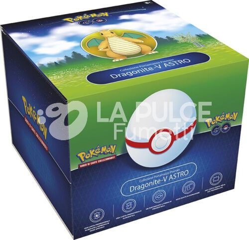 POKEMON 10.5 GO  COLLEZIONE POTAMAZZO PREMIER DRAGONITE - V ASTRO