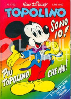 TOPOLINO LIBRETTO #  1702 NO ADESIVI