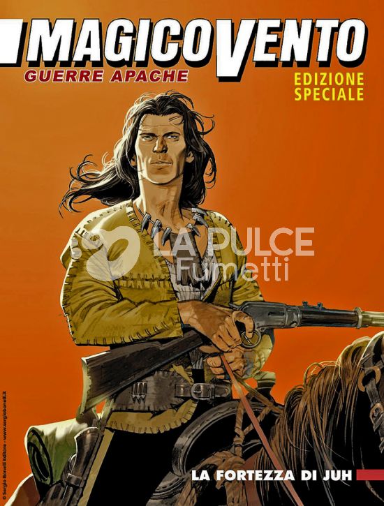 COLLANA ORIZZONTI #     8 - MAGICO VENTO - GUERRE APACHE 1: LA FORTEZZA DI JUH - EDIZIONE VARIANT TIRATURA LIMITATA LUCCA 2023