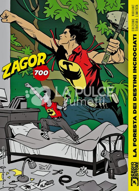 ZENITH #   751 - ZAGOR 700: LA FORESTA DEI DESTINI INCROCIATI - EDIZIONE VARIANT TIRATURA LIMITATA - LUCCA 2023