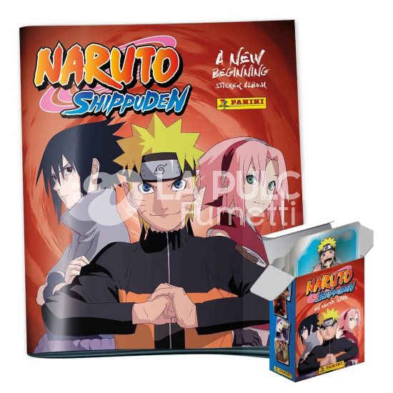 NARUTO SHIPPUDEN - UN NUOVO INIZIO - STARTER PACK - ALBUM + FIGURINE