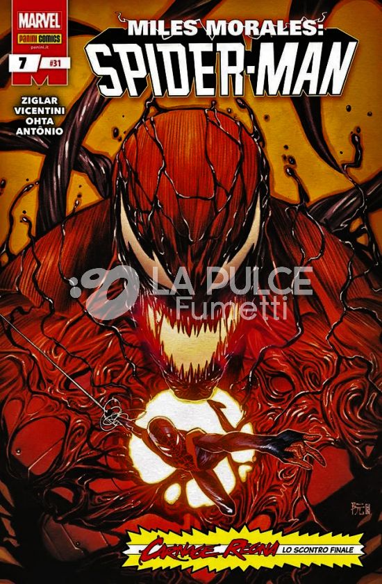 MILES MORALES: SPIDER-MAN #    31 - MILES MORALES: SPIDER-MAN 7 - CARNAGE REGNA 4 - LO SCONTRO FINALE