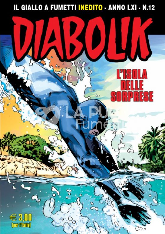 DIABOLIK ORIGINALE ANNO 61 #    12 # L'ISOLA DELLE SORPRESE